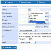 Книги покупок и продаж